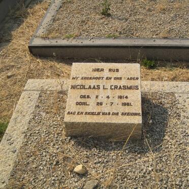 ERASMUS Nicolaas L. 1914-1961