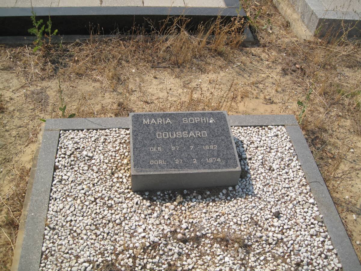 GOUSSARD Maria Sophia 1892-1974