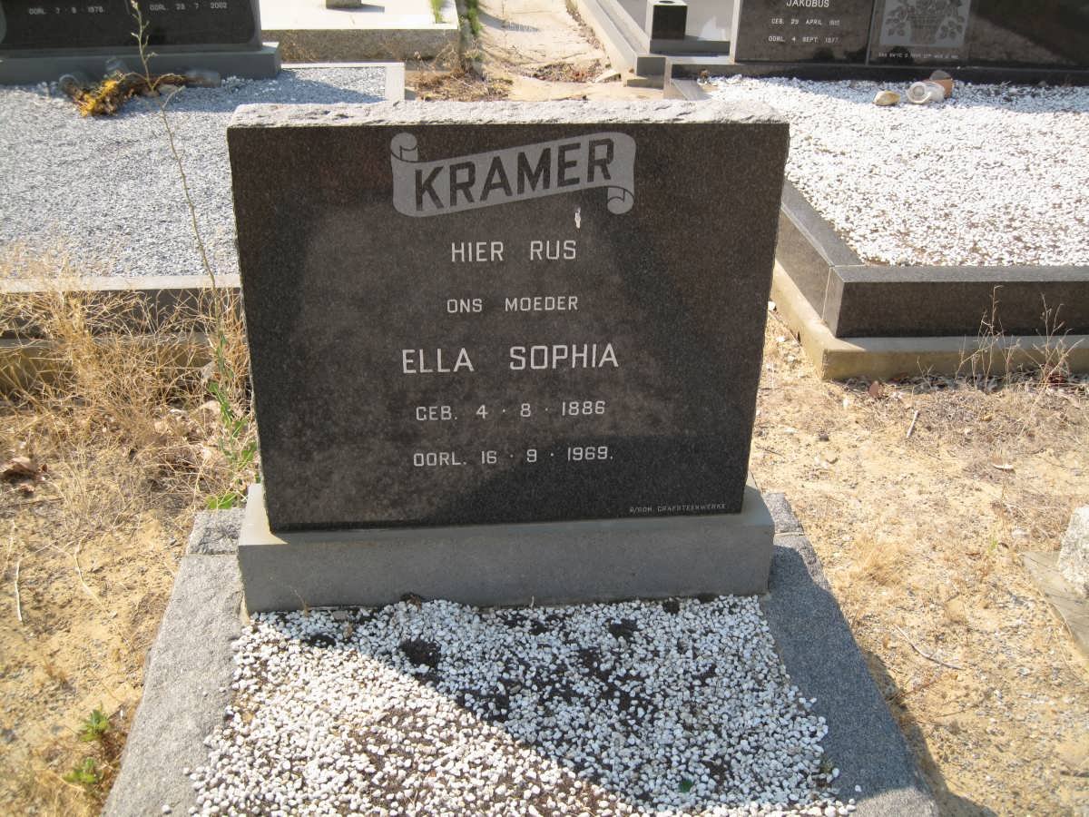 KRAMER Ella Sophia 1886-1969