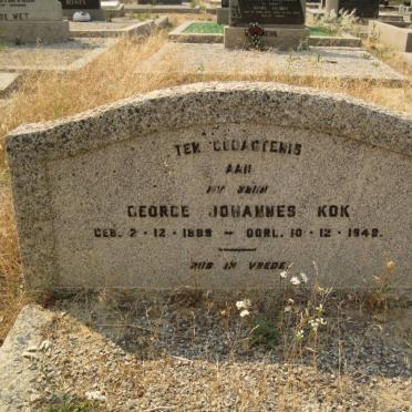 KOK George Johannes 1889-1948