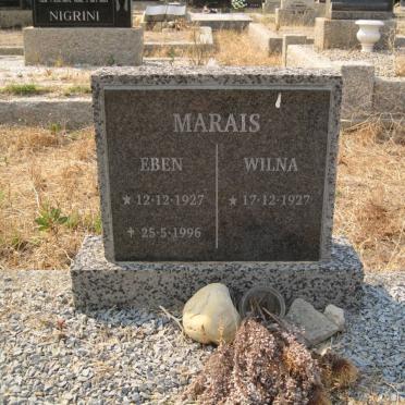 MARAIS Eben 1927-1996 &amp; Wilna 1927-