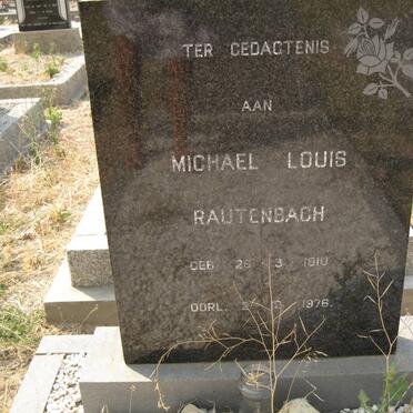 RAUTENBACH Michael Louis 1910-1976