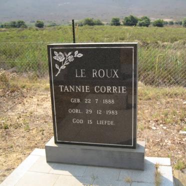 ROUX Corrie, le 1888-1983