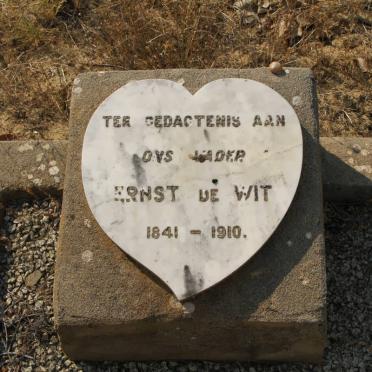 WIT Ernst, de 1841-1910