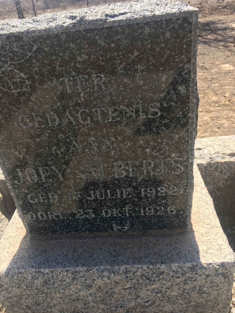 ALBERTS Joey 1922-1926