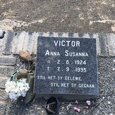 VICTOR Anna Susanna 1924-1995