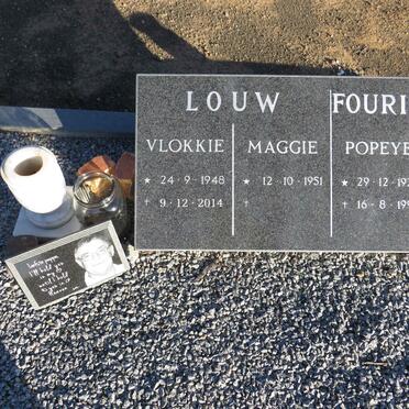 LOUW Vlokkie 1948-2014 & Maggie 1951- :: FOURIE Popeye 1923-1999