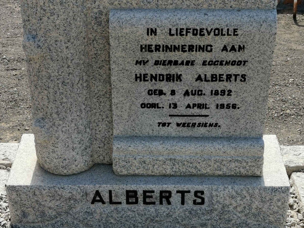 ALBERTS Hendrik 1892-1956