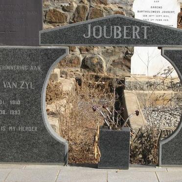 JOUBERT Gideon van Zyl 1910-1993 &amp; G.M.E. 1912-2008