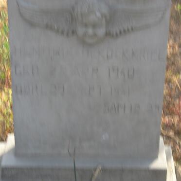 KRIEL Hendrik De Kock 1940-19?1