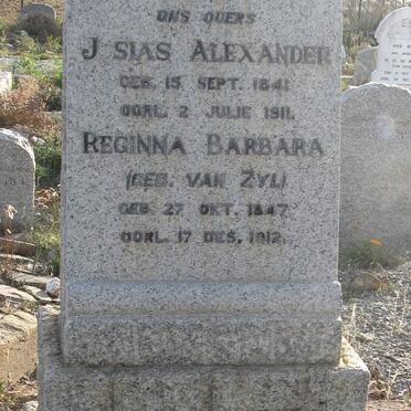 KOCK Josias Alexander, de 1841-1911 &amp; Reginna Barbara VAN ZYL 1847-1912