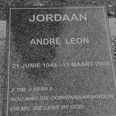 JORDAAN Andre Leon 1944-2008