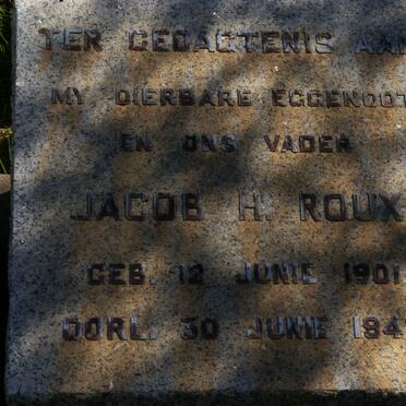 ROUX Jacob H. 1901-1942