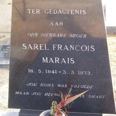 MARAIS Sarel Francois 1941-1973