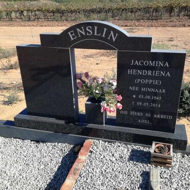 ENSLIN Jacomina Hendriena nee MINNAAR 1945-2014