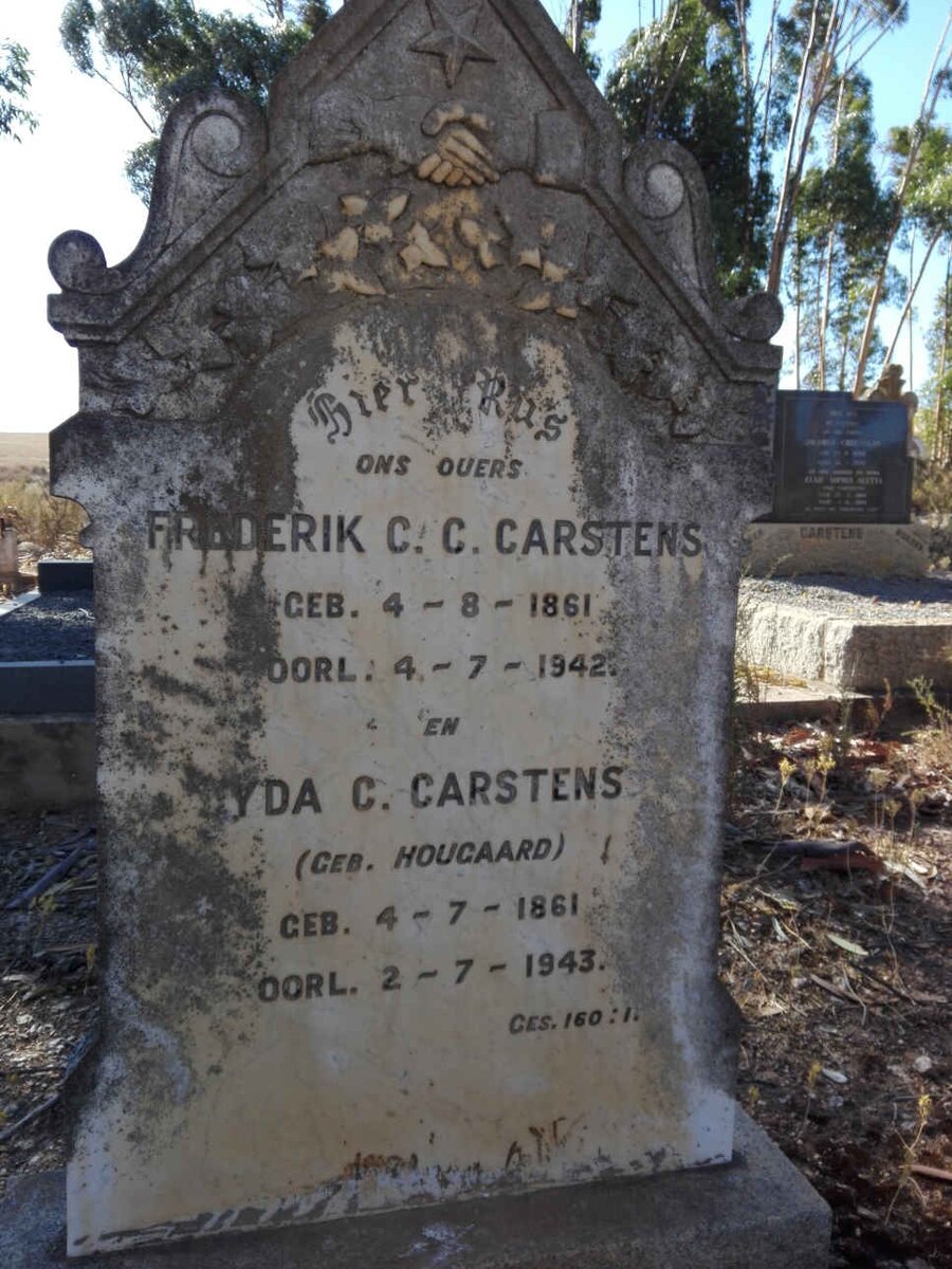 CARSTENS Frederik C.C. 1861-1942 & Yda C. HOUGAARD 1861-1943