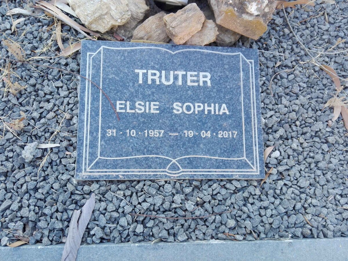 TRUTER Elsie Sophia 1957-2017