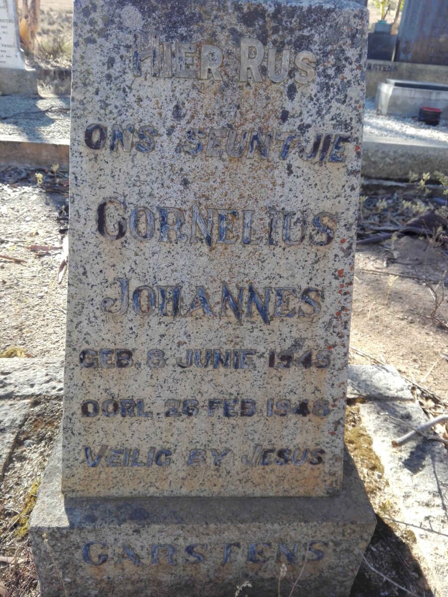 CARSTENS Cornelius Johannes 1945-1948