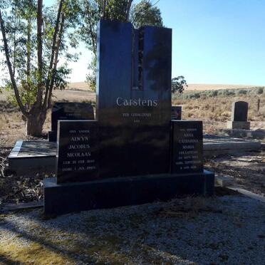 CARSTENS Alwyn Jacobus Nicolaas 1892-1960 & Anna Catharina Maria LATEGAN 1893-1976