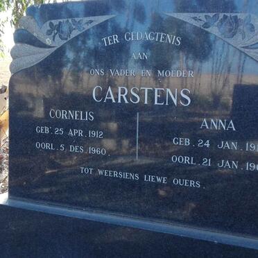 CARSTENS Cornelis 1912-1960 & Anna 1915-1961