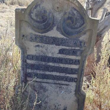 LATEGAN Magrita W. nee HANDEKOM 1858-1910