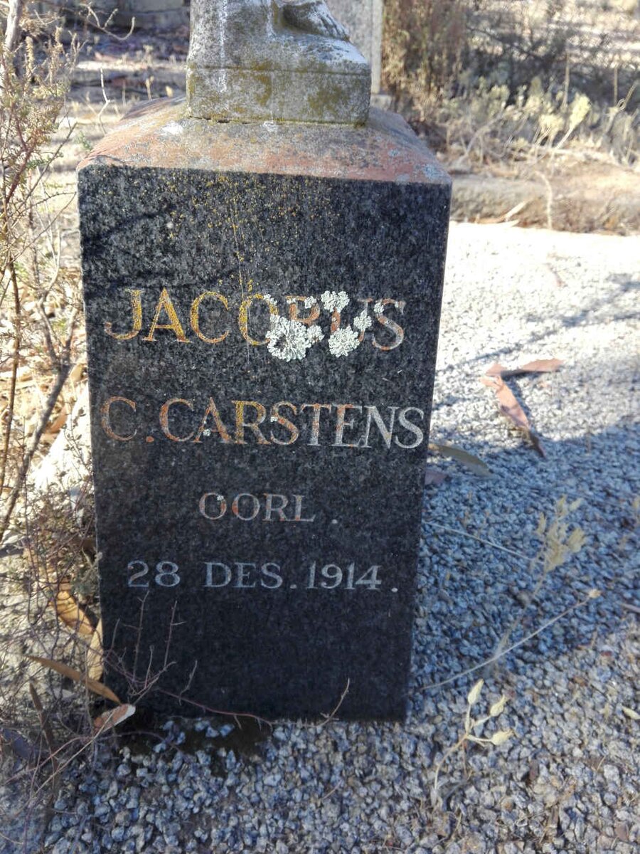 CARSTENS Jacobus C. -1914