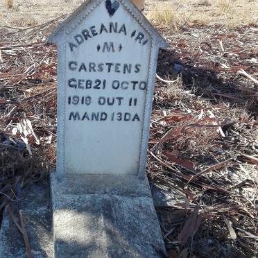 CARSTENS Adreana R.M. 1918-