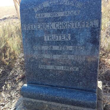 TRUTER Frederick Christoffel 1860-1915