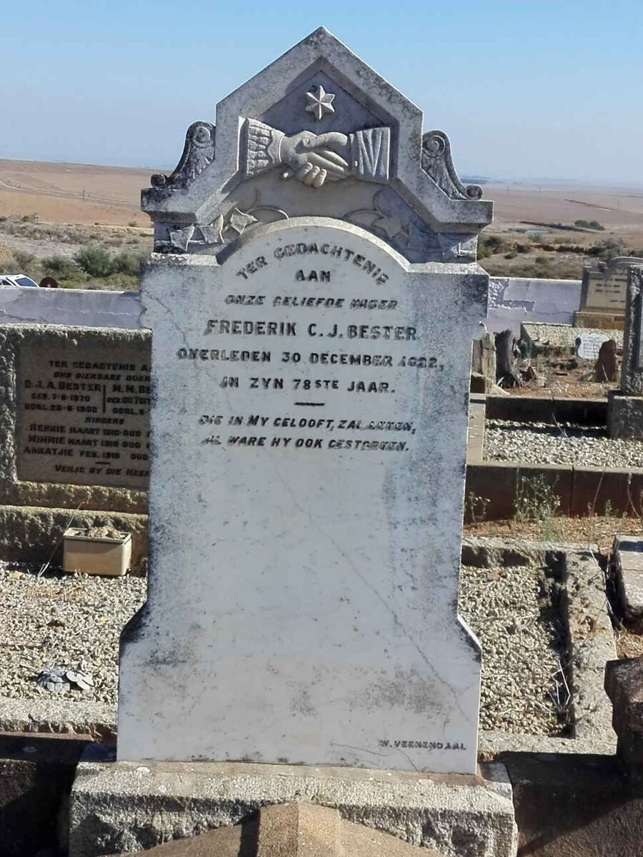 BESTER Frederik C.J. ?-1922