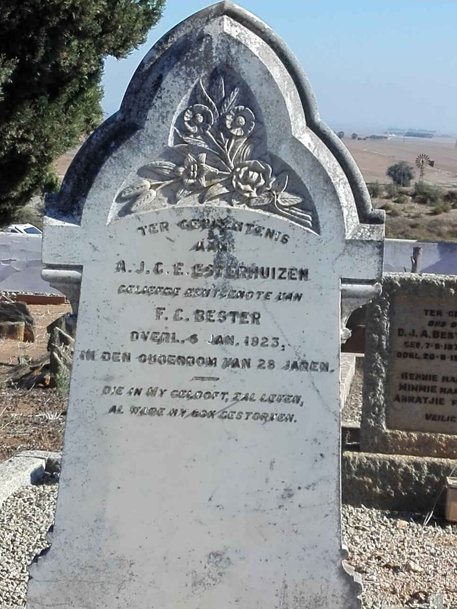 ESTERHUIZEN A.J.C.E. ?-1923