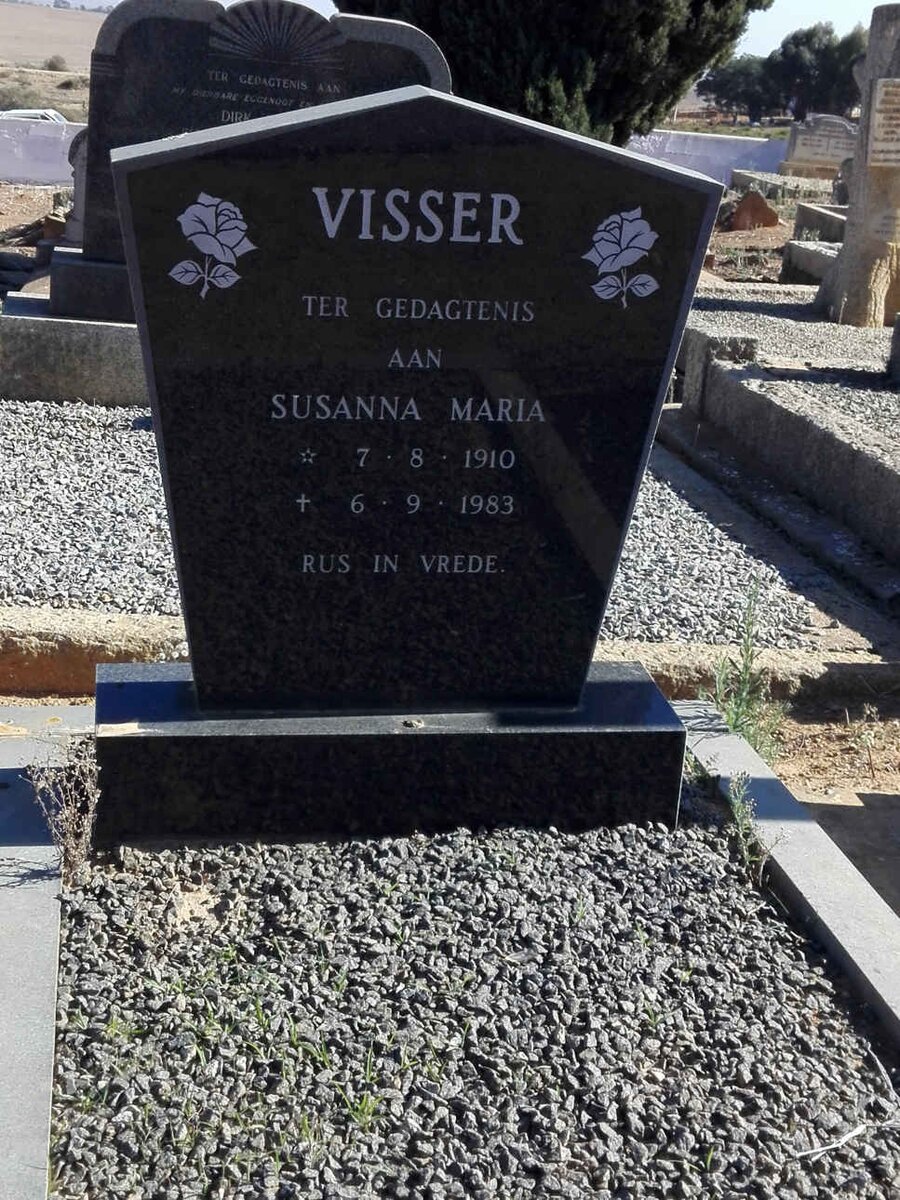 VISSER Susanna Maria 1910-1983