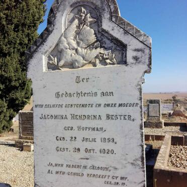 BESTER Jacomina Hendrina nee HOFFMAN 1853-1920