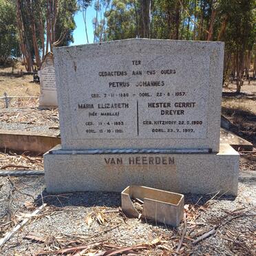 Western Cape, MOORREESBURG district, Brakfontein 339, farm cemetery