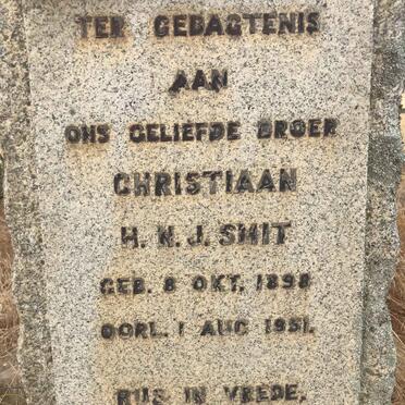 SMIT Christiaan H.M.J. 1898-1951