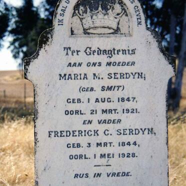 Western Cape, MOORREESBURG district, Karringmelksvlei, farm cemetery