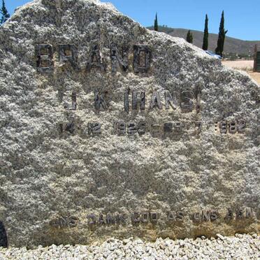 BRAND J.K. 1925-1982