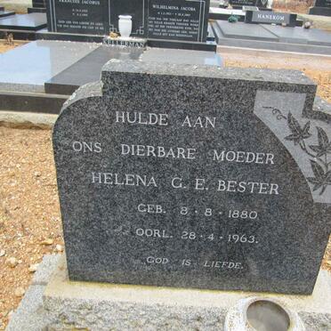 BESTER Helena G.E. 1880-1963