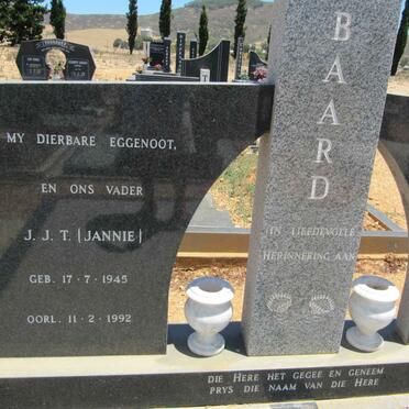 BAARD J.J.T. 1945-1992