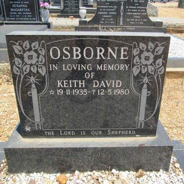 OSBORNE Keith David 1935-1980