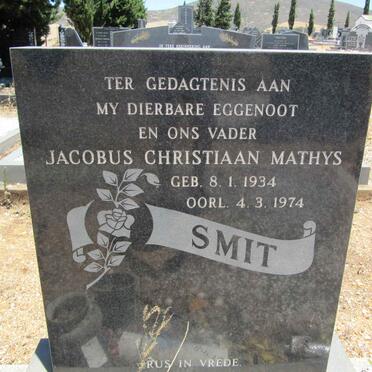 SMIT Jacobus Christiaan Mathys 1934-1974