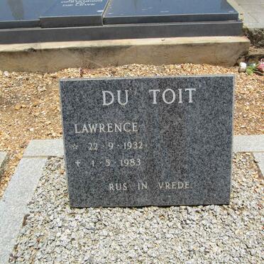 TOIT Lawrence, du 1932-1983