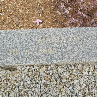 TOIT Maria H., du 1899-198?