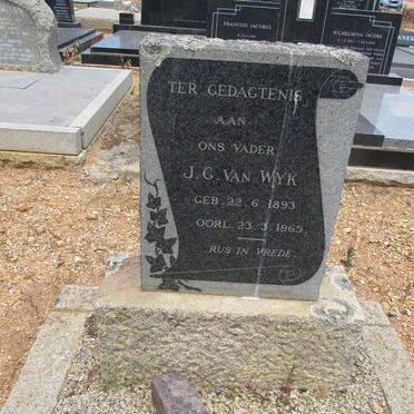 WYK J.G., van 1893-1965