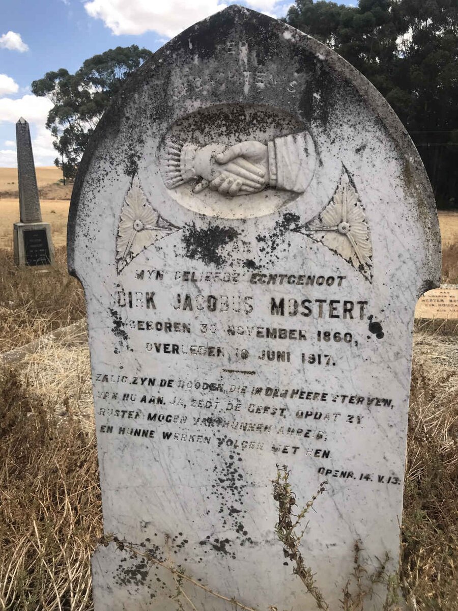 MOSTERT Dirk Jacobus 1860-1917