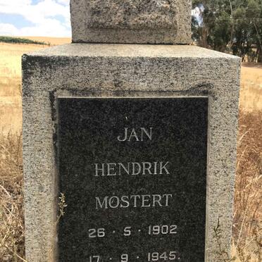 MOSTERT Jan Hendrik 1902-1945