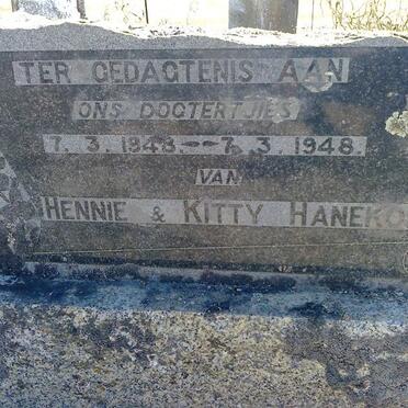 HANEKOM Dogtertjies 1948-1948
