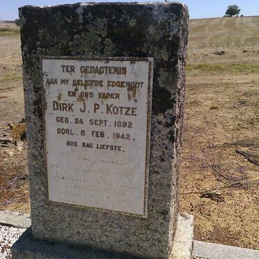KOTZE Dirk J.P. 1892-1942