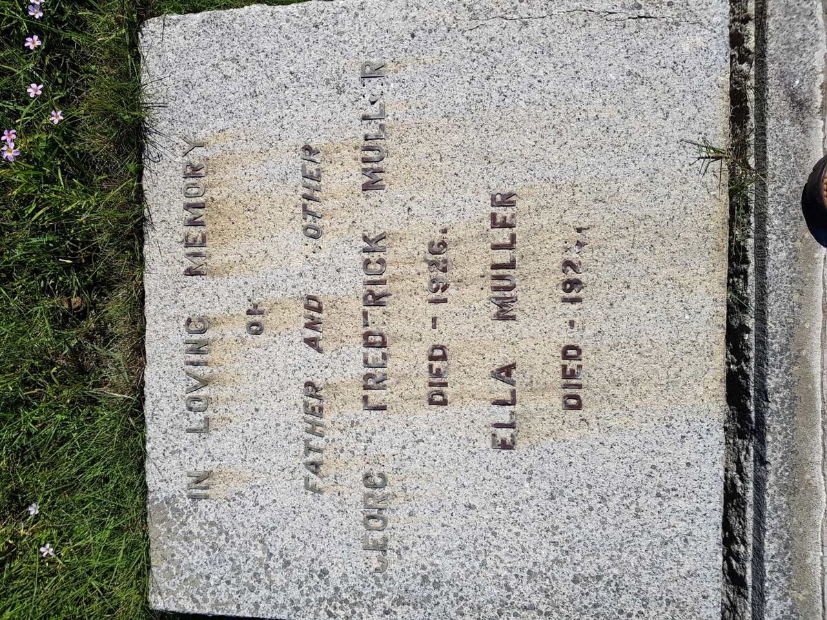 MULLER George Frederick -1926 &amp; Ella -192?