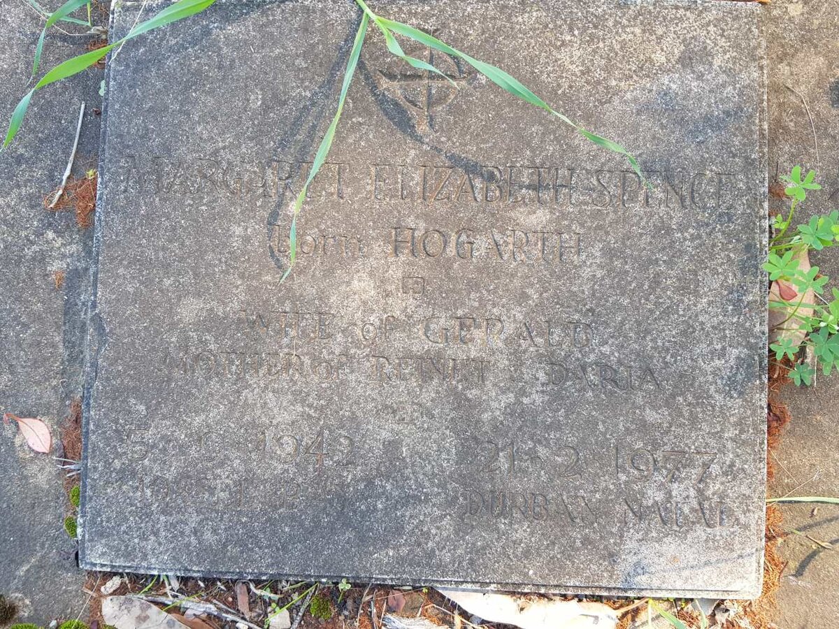 SPENCE Margaret Elizabeth nee HOGARTH 1942-1977