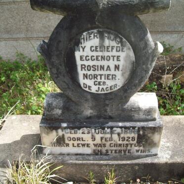 NORTIER Rosina N. nee DE JAGER 1898-1928